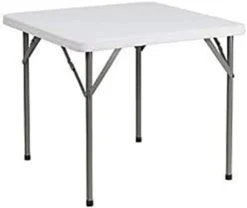 Flash Furniture 3-Foot Square Granite White Plastic Folding Table & Hercules™ Series Plastic Folding Chair - White - 4 Pack 650LB Weight Capacity Comfortable Event Chair-Lightweight Folding Chair 20 Flash Furniture 3-Foot Square Granite White Plastic Folding Table & Hercules™ Series Plastic Folding Chair - White - 4 Pack 650LB Weight Capacity Comfortable Event Chair-Lightweight Folding Chair -Amazon Basics Furniture Shop 21VO8aV5bFL. AC 1