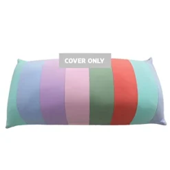 Yogibo Short Bean Bag Replacement Cover, Removable, Washable, Rainbow Pastel