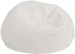 Flash Furniture Dillon Small Solid Gray Bean Bag Chair For Kids And Teens,Grey -Amazon Basics Furniture Shop 21qQDoRIKBL. AC