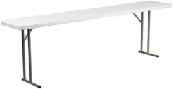 Flash Furniture Elon 6-Foot Granite White Plastic Folding Training Table -Amazon Basics Furniture Shop 21rNHK1ONPL. AC