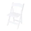 Rhino Series Wood Folding Chair (4 Pack) - Garden & Indoor/Outdoor Use - Perfect For Events, Weddings And Party Rentals - Durable, Storable, And Lightweight (White)
