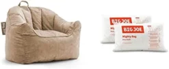 Big Joe Hug Bean Bag Chair, Gray Hyde, 3ft & Milano Bean Bag Chair, Gray Plush, 2.5ft 17 Big Joe Hug Bean Bag Chair, Gray Hyde, 3ft & Milano Bean Bag Chair, Gray Plush, 2.5ft -Amazon Basics Furniture Shop 31 f2SDFUhL. AC