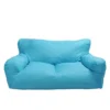 Blue Bean Bag Chair Kids Self-Inflated Sponge Stuffed Beanless Dorm Chair For Adults,Double Seats Sofa Lounger Couch Furniture For Indoor And Outdoor