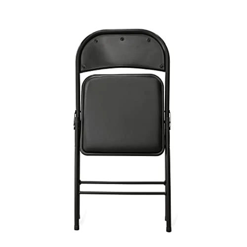 Amazon Basics Vinyl-Padded Metal Steel Folding, Black, 4-Pack Chair 5 Amazon Basics Vinyl-Padded Metal Steel Folding, Black, 4-Pack Chair - Image 5