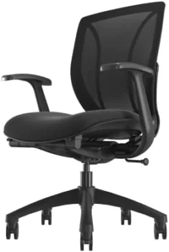 KARNOX Chair Office Computer Desk Chair Gaming-Ergonomic Mid Back Cushion Lumbar Support And Adjustable Height Wheels Comfortable Racing Armrest Seat Swivel Rolling Home Executive (Black) …… -Amazon Basics Furniture Shop 310t1 Sg0iL. AC