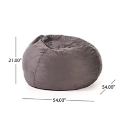 Christopher Knight Home Waldo 5 Foot Bean Bag, 5 Ft, Charcoal 17 Christopher Knight Home Waldo 5 Foot Bean Bag, 5 Ft, Charcoal -Amazon Basics Furniture Shop 3122RESQYfL