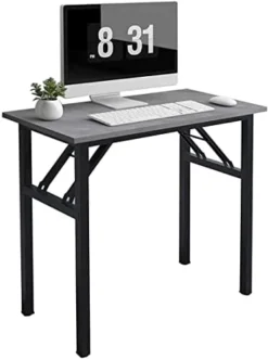 DlandHome 47 Inches Folding Table Computer Desk Portable ActivityTable Conference Table Home Office Desk, Fully Assembled Teak DND-ND5-120TB1 -Amazon Basics Furniture Shop 3133BMlpQKL. AC