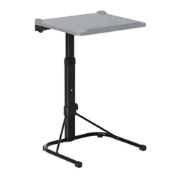 Maarch Folding TV Tray Table, Adjustable TV Dinner Table, Foldable Tray Table For Eating And Laptops, Wall Mountable, Grey