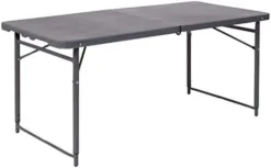 Flash Furniture Elon 6-Foot Granite White Plastic Folding Training Table -Amazon Basics Furniture Shop 314OMePRowL. AC