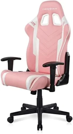 DXRacer P Series Gaming Chair, Premium PVC Leather Racing Style Office Computer Seat Recliner With Ergonomic Headrest And Lumbar Support, Black 21 DXRacer P Series Gaming Chair, Premium PVC Leather Racing Style Office Computer Seat Recliner With Ergonomic Headrest And Lumbar Support, Black -Amazon Basics Furniture Shop 314YAFW0lFL. AC