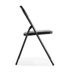 LAZYMOON 6-Pack Plastic Folding Chairs Wedding Banquet Seat Premium Party Event Chair Black -Amazon Basics Furniture Shop 319TCoXpiCL