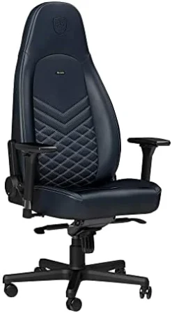 Noblechairs ICON Gaming Chair And Office Chair With Lumbar Support, PU Hybrid Leather, Java Edition -Amazon Basics Furniture Shop 319lvH374eL. AC