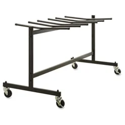 Lorell Folding Chair Trolley, Black -Amazon Basics Furniture Shop 31B7862N1ZL