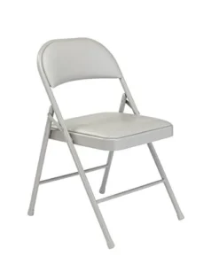 Commercialine® Vinyl Padded Steel Folding Chair, Grey (Pack Of 4) -Amazon Basics Furniture Shop 31BJPlyfJML 1
