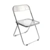 Inspirer Studio Contemporary Bauhaus Style Transparent Folding Chair (Clear)
