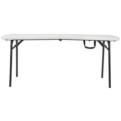 Cosco Products Diamond Series 300 Lb. Weight Capacity Folding Table, 6' X 30", White 7 Cosco Products Diamond Series 300 Lb. Weight Capacity Folding Table, 6' X 30", White -Amazon Basics Furniture Shop 31CMpQx7FIL