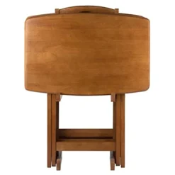 Winsome Wood Dylan Snack Table Teak -Amazon Basics Furniture Shop 31CunjkwBaL