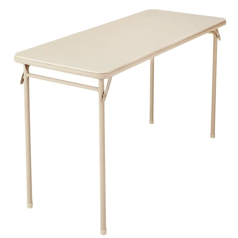 Cosco Folding Serving Table, 20" X 48", Antique Linen 1 Cosco Folding Serving Table, 20" X 48", Antique Linen