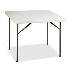 Lorell Banquet Folding Table, Platinum/Gray
