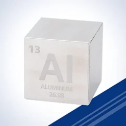 Aluminum 1.5" Cube - Engraved Periodic Table Symbol