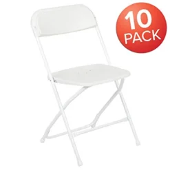 Flash Furniture 8-Foot Bi-Fold Granite White Plastic Banquet And Event Folding Table With Carrying Handle & 10 Pack Hercules Series 650 Lb. Capacity Premium White Plastic Folding Chair 11 Flash Furniture 8-Foot Bi-Fold Granite White Plastic Banquet And Event Folding Table With Carrying Handle & 10 Pack Hercules Series 650 Lb. Capacity Premium White Plastic Folding Chair -Amazon Basics Furniture Shop 31HyKNENjYL