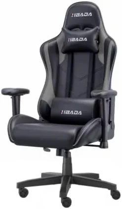 Hbada Gaming Chair Ergonomic Racing Chair High Back Computer Chair With Height Adjustment Headrest And Lumbar Support E-Sports Swivel Chair With Adjustment Footrest,Red And Black -Amazon Basics Furniture Shop 31I5y5VNGEL. AC