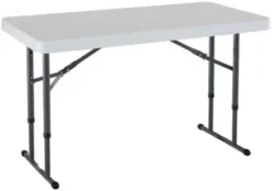 LIFETIME 80160 Commercial Height Adjustable Folding Utility Table, 4 Feet, White Granite 14 LIFETIME 80160 Commercial Height Adjustable Folding Utility Table, 4 Feet, White Granite -Amazon Basics Furniture Shop 31IL3ywWKML. AC