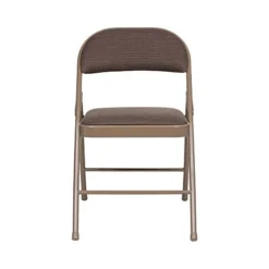 OEF Furnishings (4 Pack Fabric Upholstered Steel Folding Chair, Brown -Amazon Basics Furniture Shop 31JXk0xiIDL