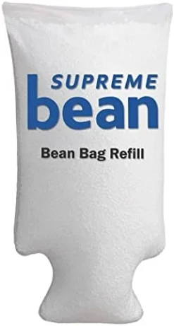 Supreme Bean Foam Filling Bean Bag Refill For Bean Bags, Loungers, And Pool Floats, 100L, White With EZ-Pour Zipper Spout 100 L -Amazon Basics Furniture Shop 31Joq8Xv2L. AC 1