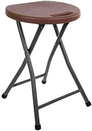 Mintra Home Folding Stools - 18.5in Height, Metal, Heavy Duty (1 Pack, Aqua Green) 3 Mintra Home Folding Stools - 18.5in Height, Metal, Heavy Duty (1 Pack, Aqua Green) - Image 3