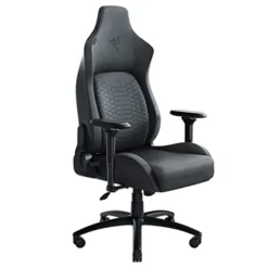 Razer Iskur XL Fabric Gaming Chair: Ergonomic Lumbar Support System - Ultra-Soft, Spill-Resistant Fabric Foam Cushions - 4D Armrests - Engineered To Carry- Foam Head Cushion - Dark Gray