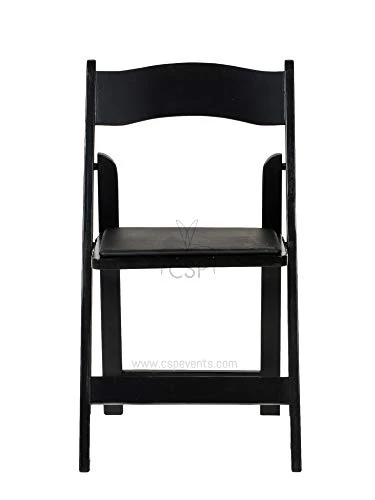 Commercial Seating Products American Padded Folding Chairs, Black 2 Commercial Seating Products American Padded Folding Chairs, Black - Image 2