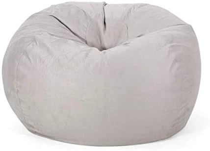 Christopher Knight Home Waldo 5 Foot Bean Bag, 5 Ft, Charcoal 12 Christopher Knight Home Waldo 5 Foot Bean Bag, 5 Ft, Charcoal - Image 12