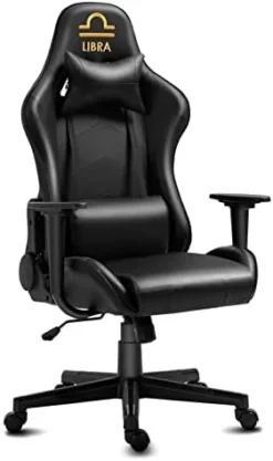 High-Back Swivel Gaming Chair Recliner With Lumbar Support And Headrest, Height Adjustable Ergonomic Office Desk Chair, Blue White 29 High-Back Swivel Gaming Chair Recliner With Lumbar Support And Headrest, Height Adjustable Ergonomic Office Desk Chair, Blue White -Amazon Basics Furniture Shop 31Mc8xtUIRL. AC