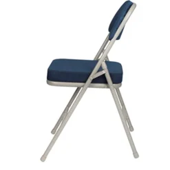 OEF Furnishings (2 Pack Fabric Upholstered 2" Cushion Folding Chair, Blue 16 OEF Furnishings (2 Pack Fabric Upholstered 2" Cushion Folding Chair, Blue -Amazon Basics Furniture Shop 31OHqmoIVZL