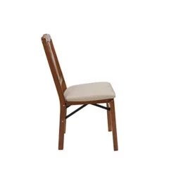 Stakmore Queen Anne Folding Chair Finish, Set Of 2, Fruitwood