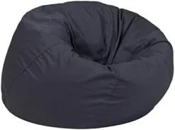 Flash Furniture Dillon Small Solid Gray Bean Bag Chair For Kids And Teens,Grey -Amazon Basics Furniture Shop 31PV M1wFUL. AC