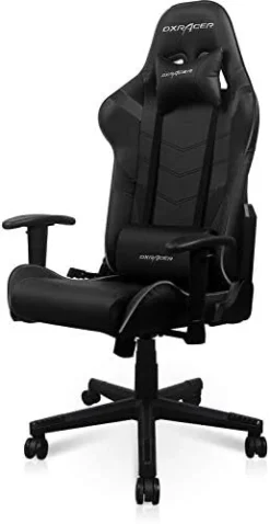 DXRacer P Series Gaming Chair, Premium PVC Leather Racing Style Office Computer Seat Recliner With Ergonomic Headrest And Lumbar Support, Black 16 DXRacer P Series Gaming Chair, Premium PVC Leather Racing Style Office Computer Seat Recliner With Ergonomic Headrest And Lumbar Support, Black -Amazon Basics Furniture Shop 31RcUEJAK8L. AC