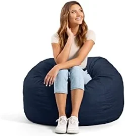 Big Joe Fuf Medium Foam Filled Bean Bag Chair With Removable Cover, Desert Rose Lenox, 3ft Big 27 Big Joe Fuf Medium Foam Filled Bean Bag Chair With Removable Cover, Desert Rose Lenox, 3ft Big -Amazon Basics Furniture Shop 31RpUOczuLL. AC