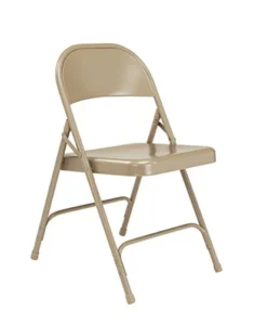 (4 Pack) National Public Seating 50 Series Choice All-Steel Folding Chair, Beige -Amazon Basics Furniture Shop 31SPzLiM3IL 1