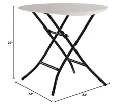 Lifetime 80230 Folding Round Table, 33 Inch, Putty -Amazon Basics Furniture Shop 31SeDLhlrtL