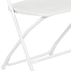 EMMA + OLIVER Set Of 2 White Stackable Folding Plastic Chairs - 650 LB Weight Capacity -Amazon Basics Furniture Shop 31T4MtWuYpS
