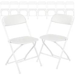 Flash Furniture 8-Foot Bi-Fold Granite White Plastic Banquet And Event Folding Table With Carrying Handle & 10 Pack Hercules Series 650 Lb. Capacity Premium White Plastic Folding Chair 10 Flash Furniture 8-Foot Bi-Fold Granite White Plastic Banquet And Event Folding Table With Carrying Handle & 10 Pack Hercules Series 650 Lb. Capacity Premium White Plastic Folding Chair -Amazon Basics Furniture Shop 31TcJxsAwzL