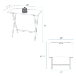 American Trails Arizona Solid American Red Oak Folding Table, Warm Brown (New) -Amazon Basics Furniture Shop 31amKzBwrXL 1