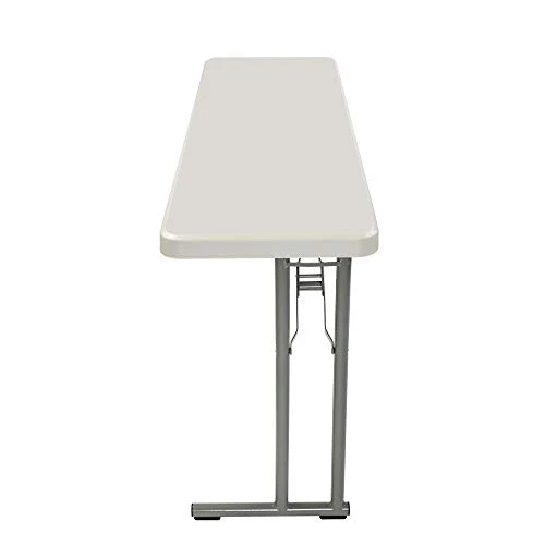 OEF Furnishings 5 Foot Heavy Duty Seminar Folding Table, 18" X 60", Light Grey 5 OEF Furnishings 5 Foot Heavy Duty Seminar Folding Table, 18" X 60", Light Grey - Image 5