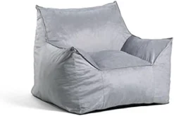 Big Joe Imperial Fufton Foam Filled Bean Bag Sofa With Removable Cover, Gray Union, 5ft Giant -Amazon Basics Furniture Shop 31coNkUPWZS. AC