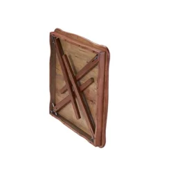 MECO STAKMORE Scalloped Edge Folding Card Table Cherry Finish, 32 In X 32 In X 29.5 In -Amazon Basics Furniture Shop 31ddscxYgVL