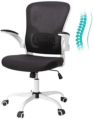 Bonzy Home Ergonomic Office Chair Mesh High Back Computer Chair Height Adjustable Swivel Desk Chairs With Wheels,Adjustable Armrest Backrest,Black 7 Bonzy Home Ergonomic Office Chair Mesh High Back Computer Chair Height Adjustable Swivel Desk Chairs With Wheels,Adjustable Armrest Backrest,Black - Image 7