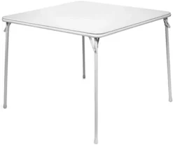 XL Series Square Folding Card Table (38") - Easy-to-Use Collapsible Legs For Portability And Storage - Vinyl Upholstery For Convenient Cleaning - Steel Construction, Wheelchair Accessible (Black) 9 XL Series Square Folding Card Table (38") - Easy-to-Use Collapsible Legs For Portability And Storage - Vinyl Upholstery For Convenient Cleaning - Steel Construction, Wheelchair Accessible (Black) -Amazon Basics Furniture Shop 31embtYuopL. AC