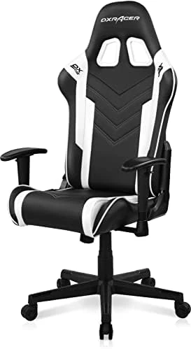 DXRacer P Series Gaming Chair, Premium PVC Leather Racing Style Office Computer Seat Recliner With Ergonomic Headrest And Lumbar Support, Black 9 DXRacer P Series Gaming Chair, Premium PVC Leather Racing Style Office Computer Seat Recliner With Ergonomic Headrest And Lumbar Support, Black - Image 9